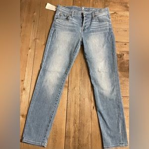 7 For All Mankind Josephine Skinny Boyfriend Size 26